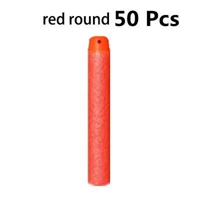 Lustige Nachfüllkugeln für Nerf-Spielzeugpistolen – 100 Stück – 50 Pcs-red round