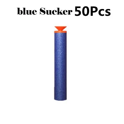 Lustige Nachfüllkugeln für Nerf-Spielzeugpistolen – 100 Stück – 50 Pcs-blue sucker