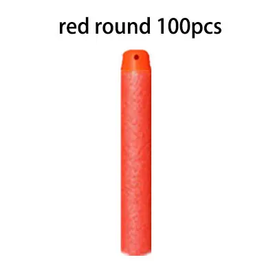 Lustige Nachfüllkugeln für Nerf-Spielzeugpistolen – 100 Stück – 100 Pcs-red round