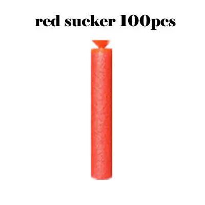 Lustige Nachfüllkugeln für Nerf-Spielzeugpistolen – 100 Stück – 100 Pcs-red sucker