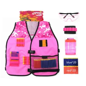 TISNERF Tactical Weste Set für bunte Nerf Abenteurer