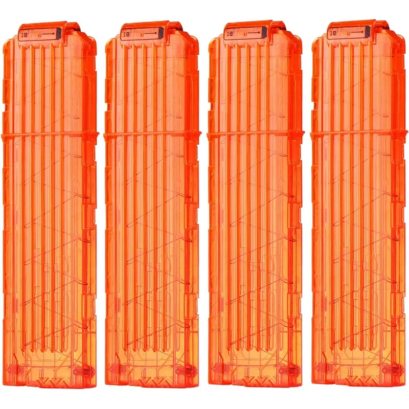 TISNERF 4er Set Soft Bullet Clips für Nerf Blaster