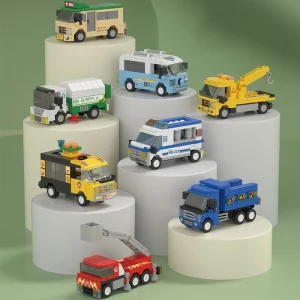 Kreative Bau- und Spielset für Kinder mit Fahrzeugen