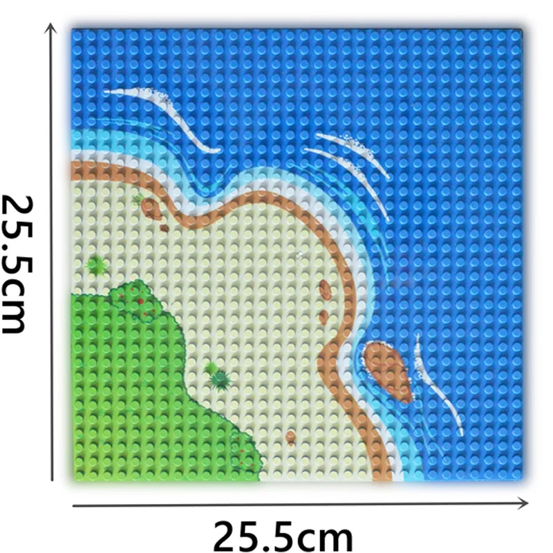 Bunte Strand- und Stadtbasisplatte für Bausteinvergnügen – Bild 4
