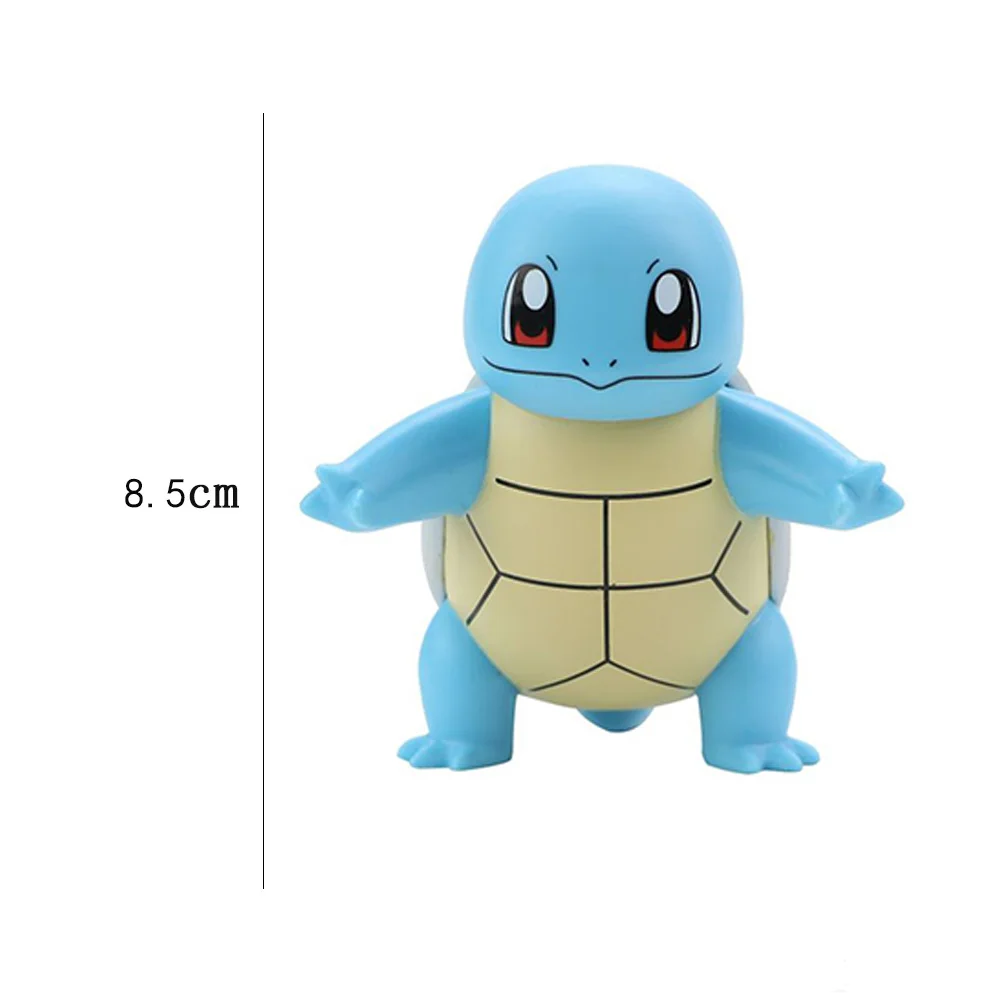 Pikachu Figuren für Geburtstagskuchen und Festdekoration – Squirtle , 5-8cm