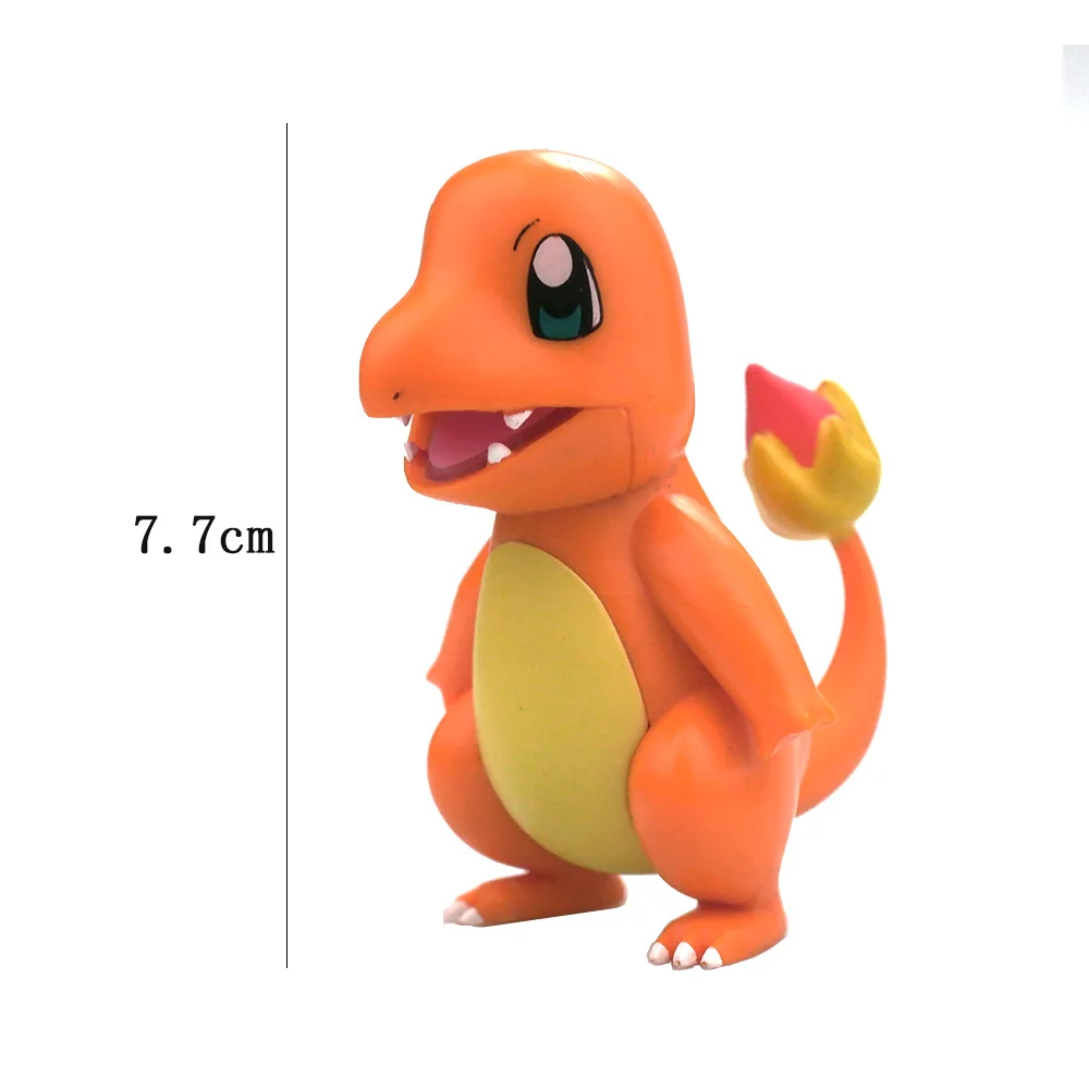 Pikachu Figuren für Geburtstagskuchen und Festdekoration – Charmander , 5-8cm