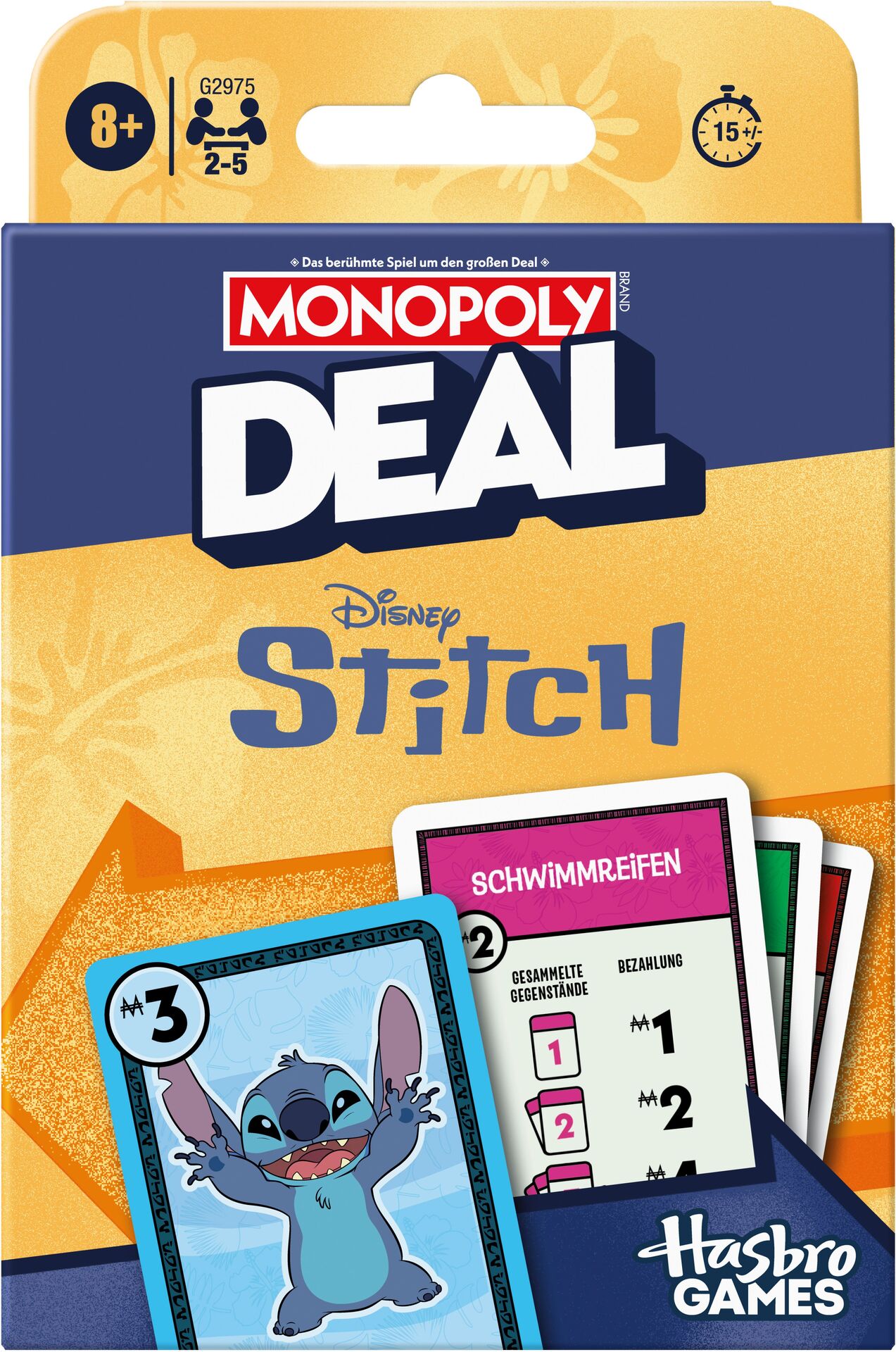Monopoly Deal Stitch Edition