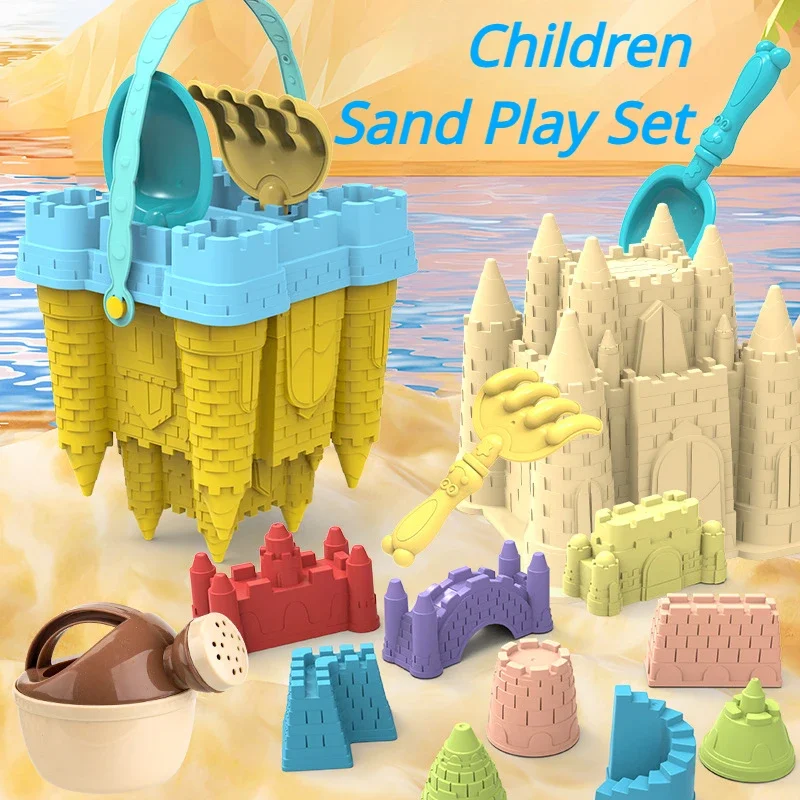 Strandburgen-Bauset: Sandspielzeug für Kinder im Freien – Bild 3