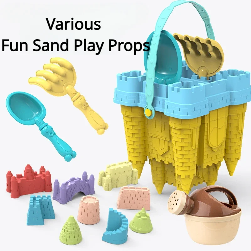 Strandburgen-Bauset: Sandspielzeug für Kinder im Freien – Bild 2