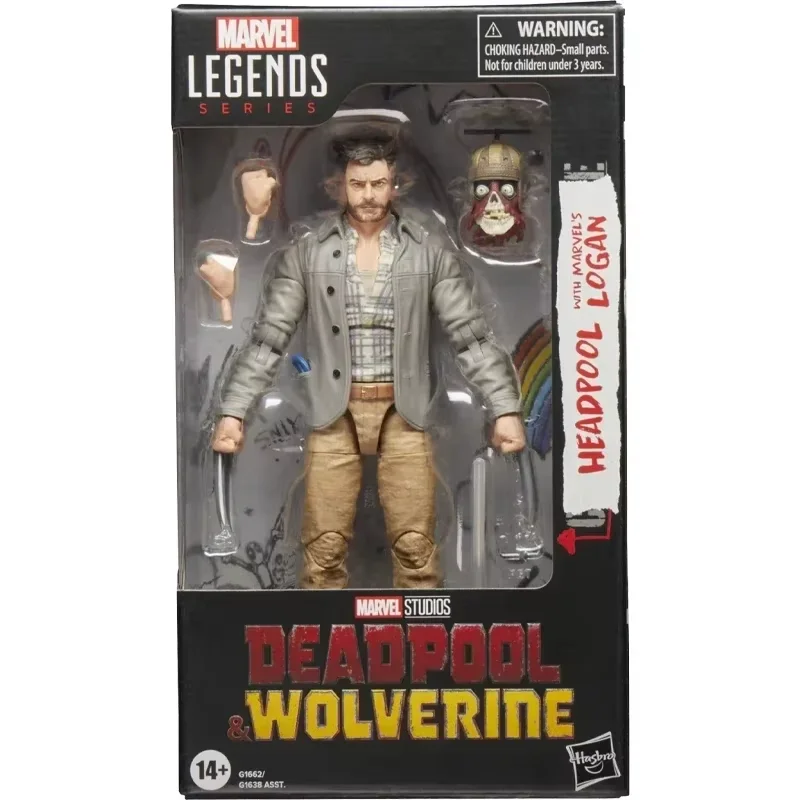 Hasbro Marvel Legends Deadpool und Wolverine Sammelfigur – green