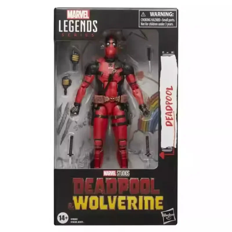 Hasbro Marvel Legends Deadpool und Wolverine Sammelfigur – Black