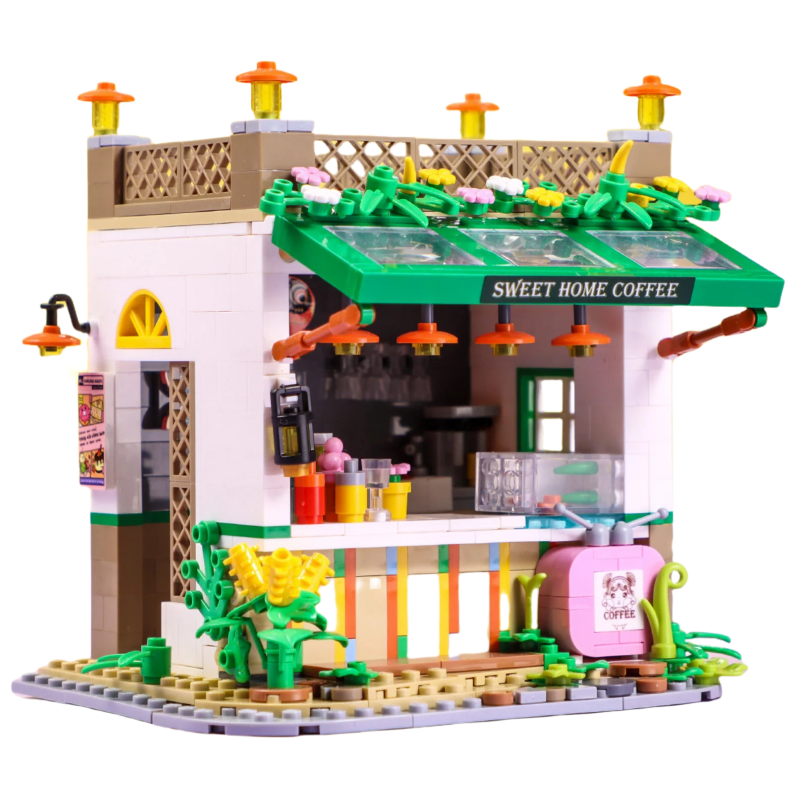 Eis Schloss Bausatz für Prinzessinnen – Lego-Kompatibel – 2033