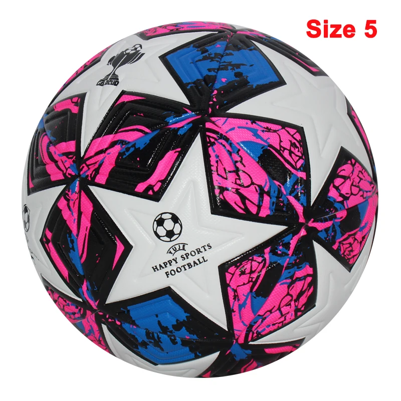 Hochwertiger Outdoor Fußball für Training und Spiele – C-pink-size 5