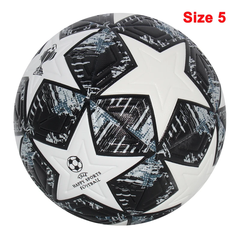 Hochwertiger Outdoor Fußball für Training und Spiele – C-black-size 5