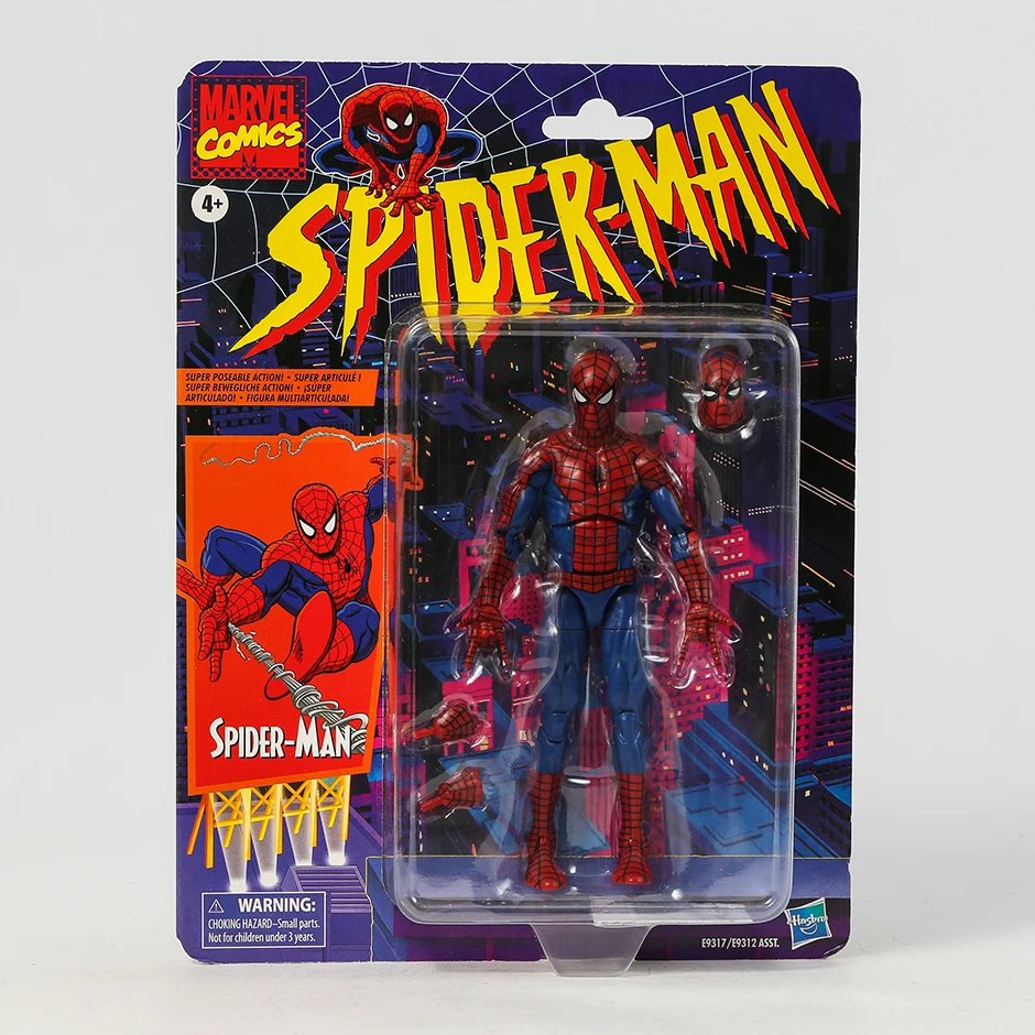 Retro Spider-Man Figur im Marvel-Design für Sammler – Spiderman A