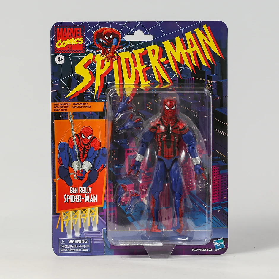Retro Spider-Man Figur im Marvel-Design für Sammler – Ben Reilly