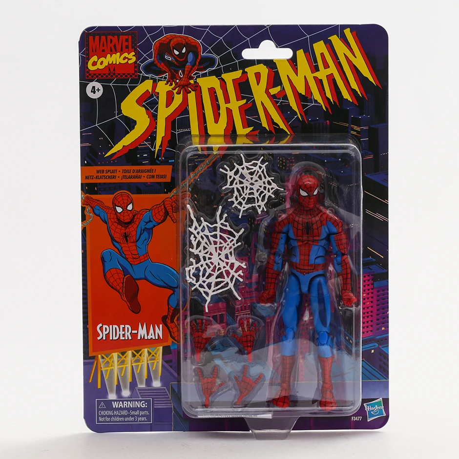 Retro Spider-Man Figur im Marvel-Design für Sammler – Spiderman B