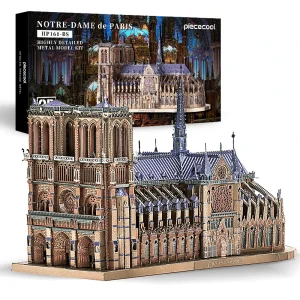 Piececool 3D Metallpuzzle Notre-Dame-Kathedrale für Erwachsene