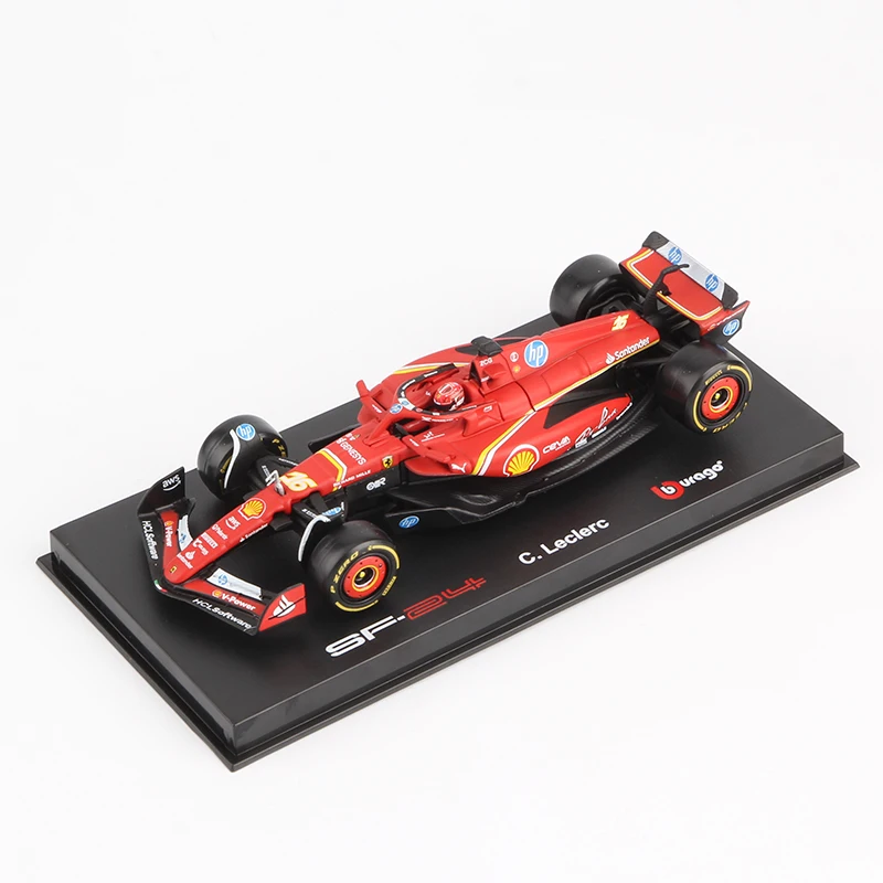 Bburago 1:43 F1 Modellauto – Formel Rennsport für Kinder – No.16 Dust cover