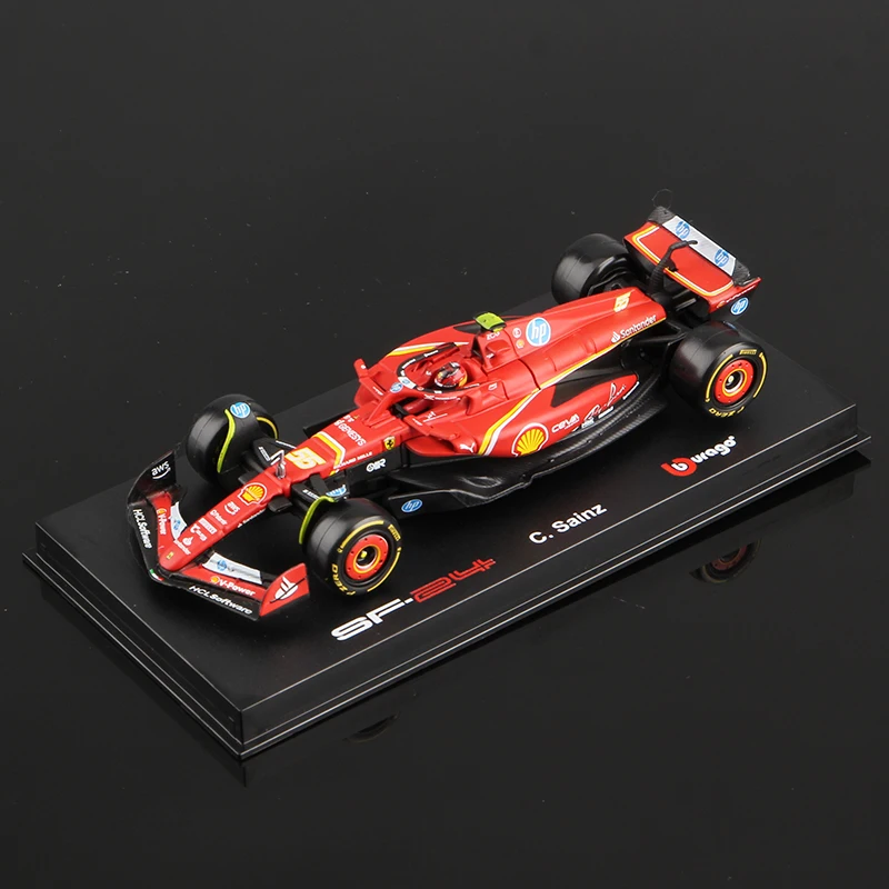 Bburago 1:43 F1 Modellauto – Formel Rennsport für Kinder – No.55 Dust cover