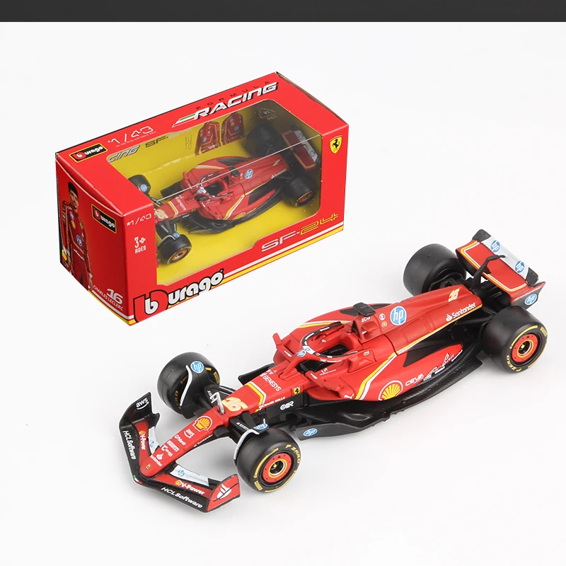 Bburago 1:43 F1 Modellauto – Formel Rennsport für Kinder – No.16 Regular