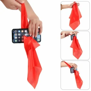 Zaubertrick mit Seide durch das Handy für Kinder und Erwachsene