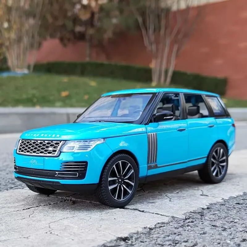 1/32 Range Rover SUV Modellauto mit Sound und Licht – Blue
