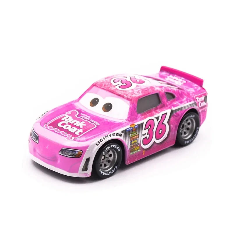 Disney Pixar Lightning McQueen und Jackson Storm Spielzeugautos 1:55 Modell für Kinder – Car 34