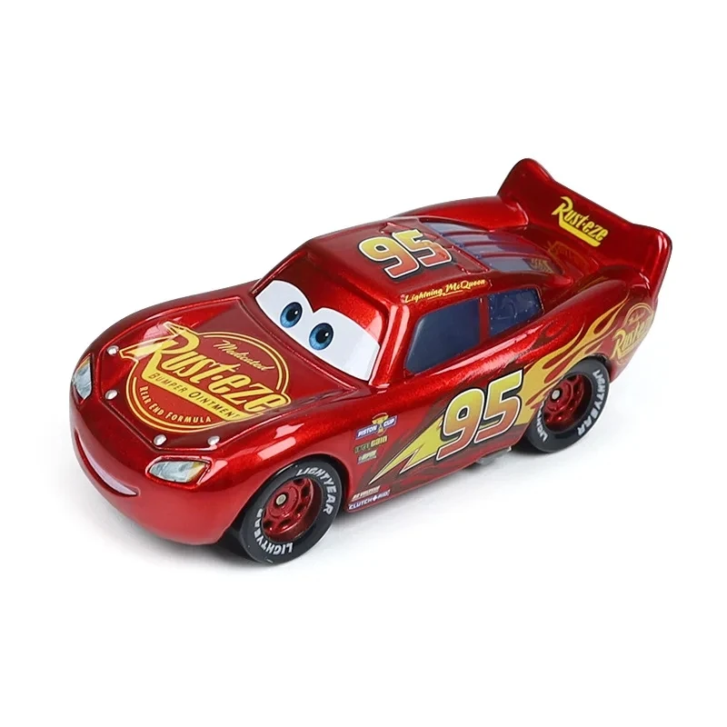 Disney Pixar Lightning McQueen und Jackson Storm Spielzeugautos 1:55 Modell für Kinder – Car 16