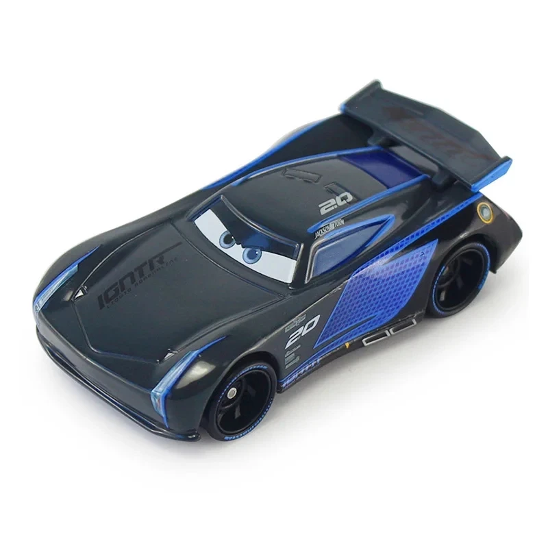 Disney Pixar Lightning McQueen und Jackson Storm Spielzeugautos 1:55 Modell für Kinder – Car 4