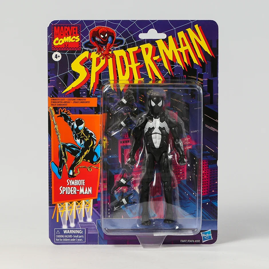 Spider-Man Actionfigur im Retro-Stil – Ben Reilly 15 cm – Symbiote