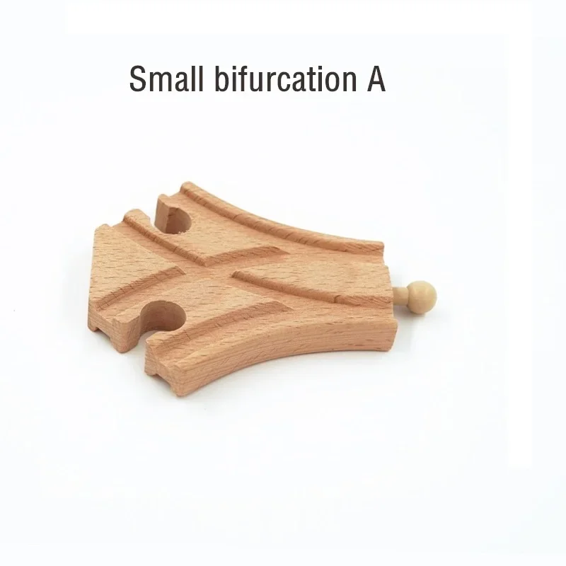 Bunte Holzschienen für Kinderzugspiele – Erweiterungs Set – K