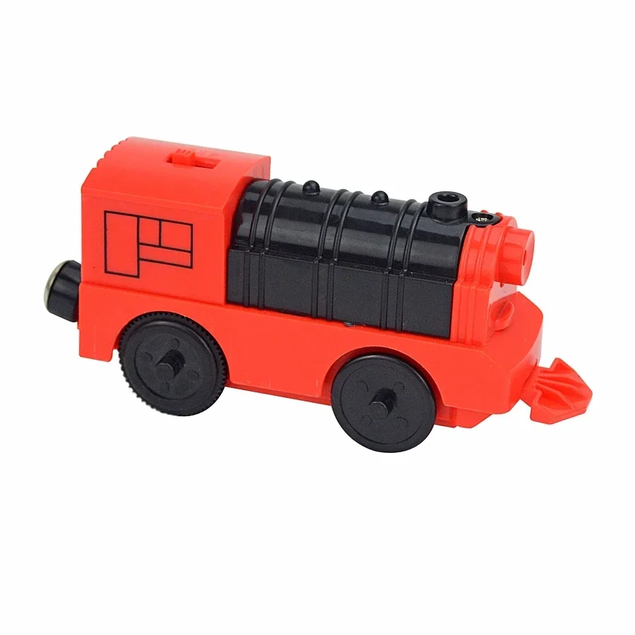 Magnetischer Holzspielzeugzug mit zwei Waggons für Kinder – A07