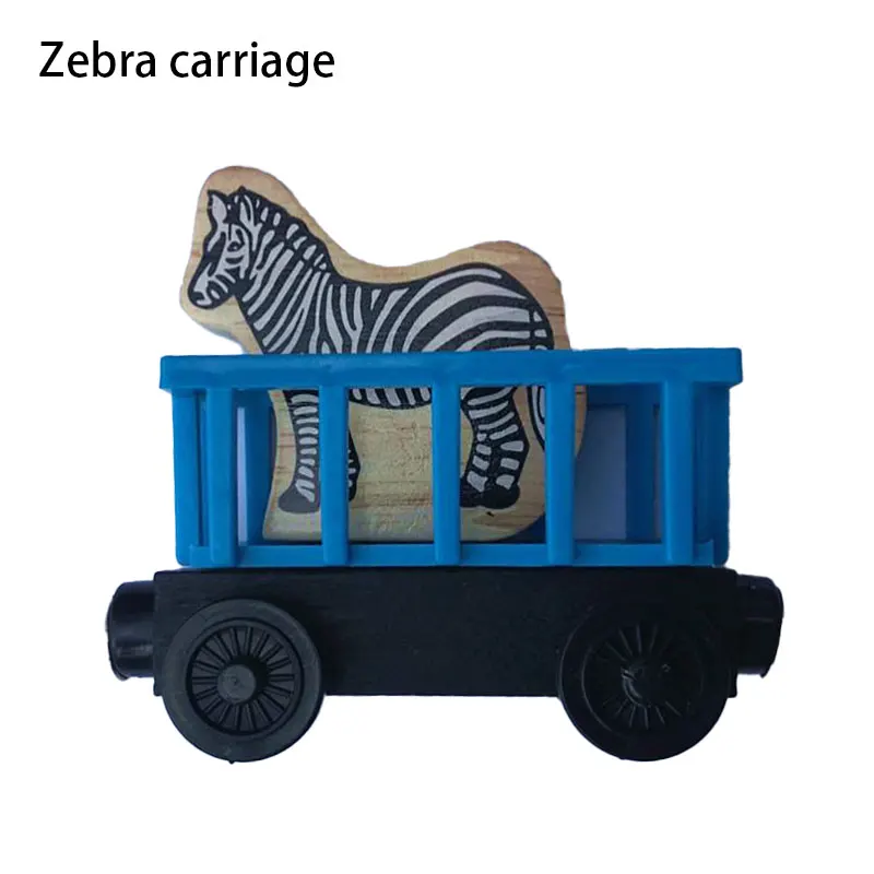 Thomas Diecast Holzspielzeugzug für Kinder – Die Freunde von Thomas – Zebra carriage