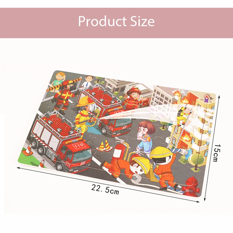 Montessori Holzpuzzle: 30-teiliges 3D Tier-Jigsaw für Kinder – Bild 6