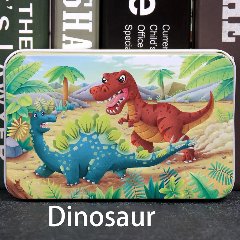 60-teiliges Kinderpuzzle mit Motiven von Tieren und Fahrzeugen – dinosaur