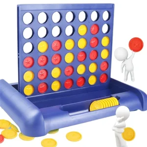 Faltbares Connect 4 Spiel – Familien-Spaß für kluge Köpfe