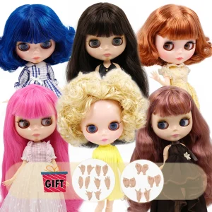 Magische Blyth Puppe mit glänzendem Gesicht und stylischem Haar