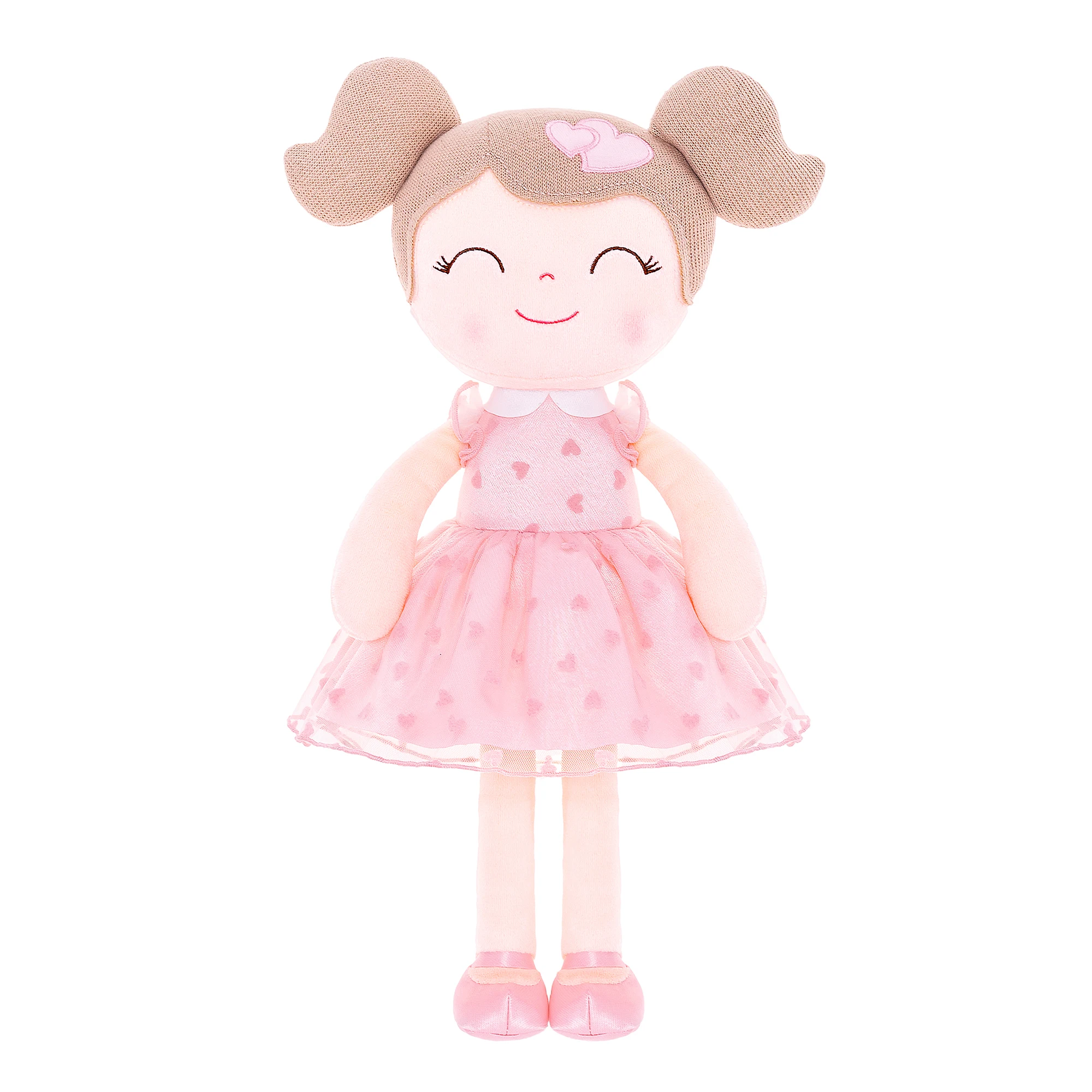 Gloveleya Prinzessinnen-Puppe: Weiches Spielzeug für Mädchen – Pink Heartbeat