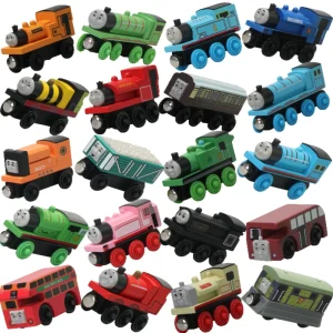 Thomas & Friends Magnetische Holzbahn mit Steckverbindungen für Kinder
