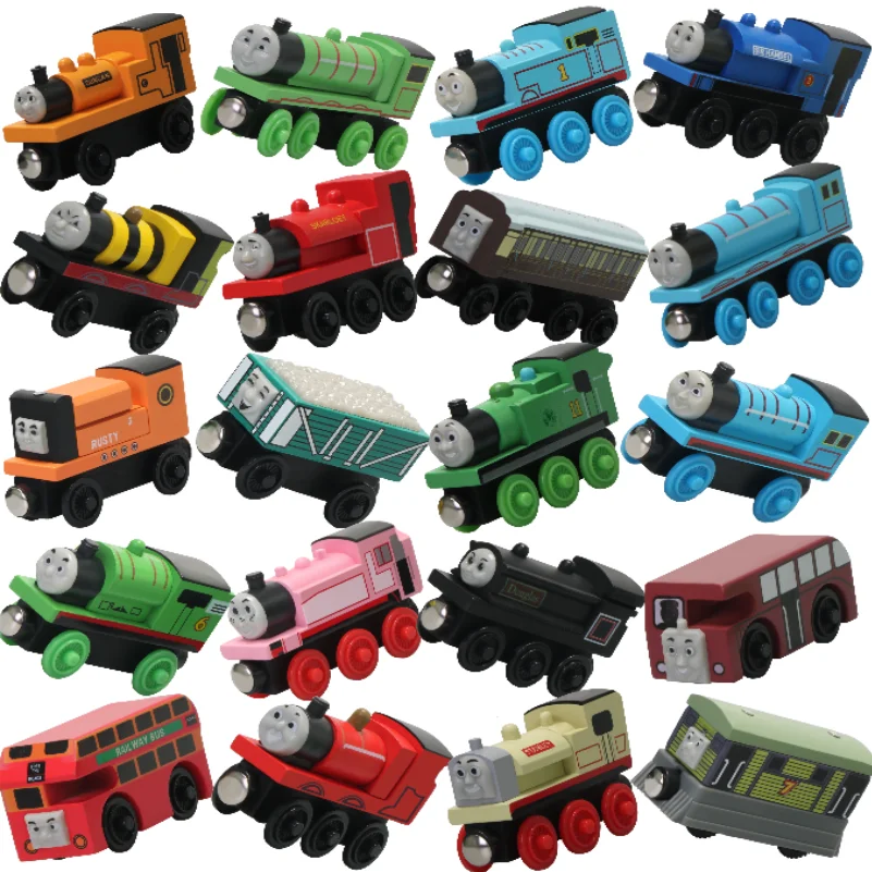 Thomas & Friends Magnetische Holzbahn mit Steckverbindungen für Kinder