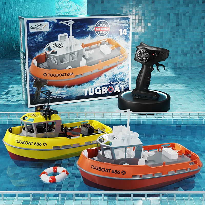 Kraftvoller Fernsteuerungsboot mit Dualmotor für Kinder – Bild 4