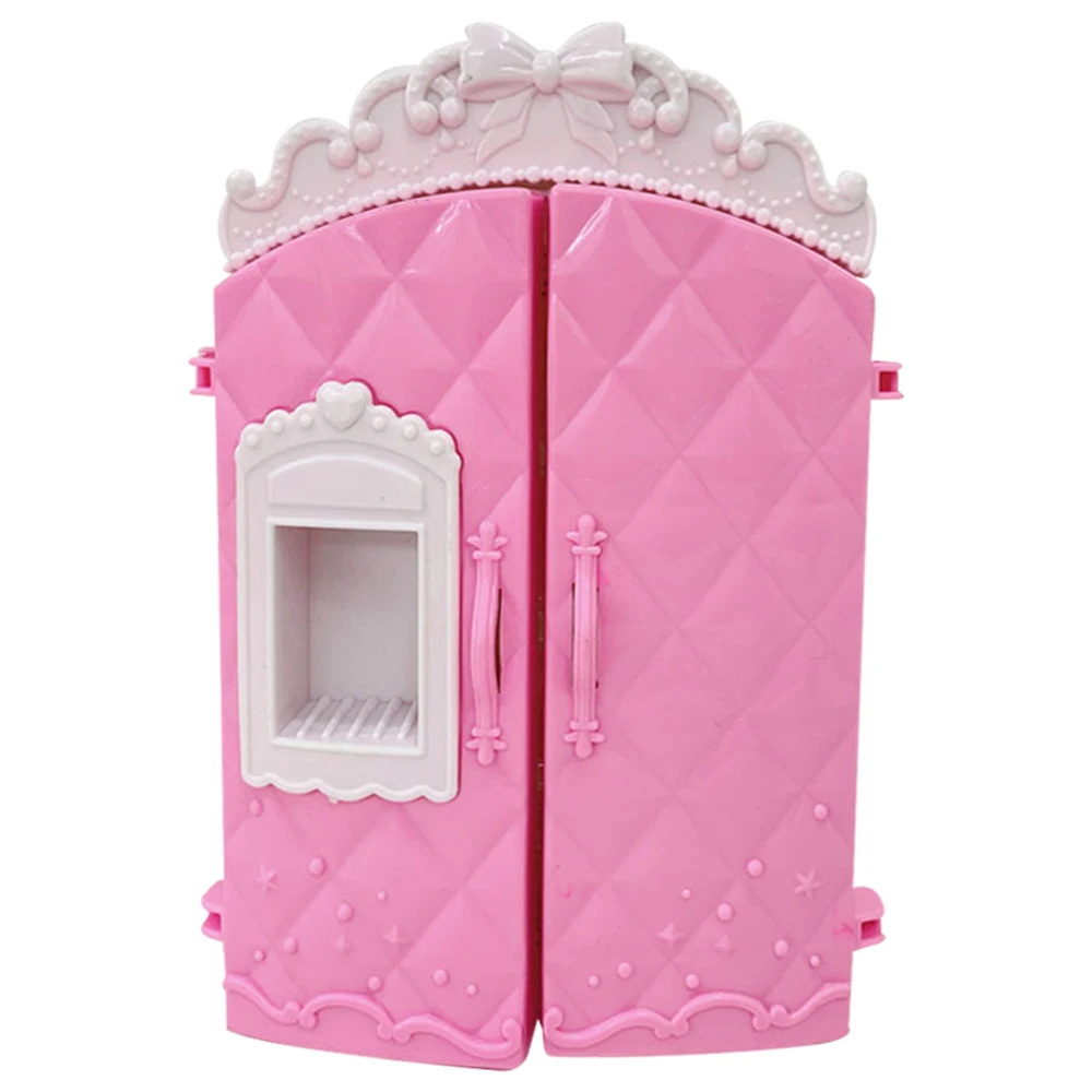 Moderne Doll Möbel:NK 1 Set mit Kühlschrank und Kleiderschrank – Bild 4