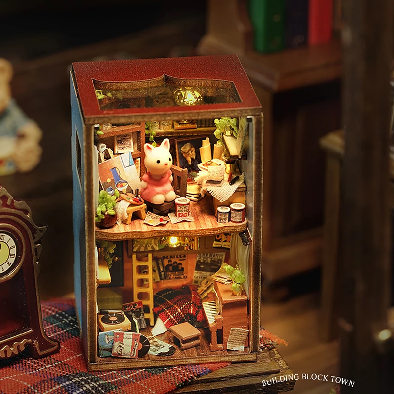 Handgefertigtes 3D Puzzle-Spielzeug: Miniatur-Dollhouse für kreative Kinder – QH-004