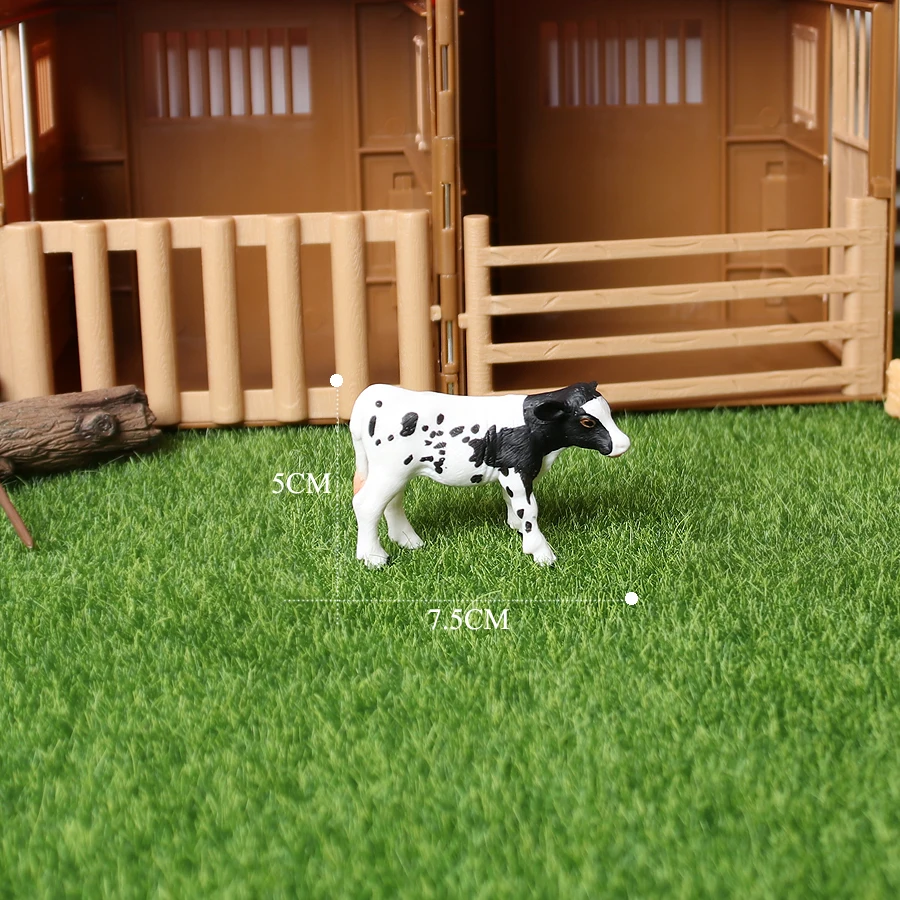 Simulation Farm Welt: Milchkühe, Rinder und Kälber Figuren für Kinder – Holstein Calf