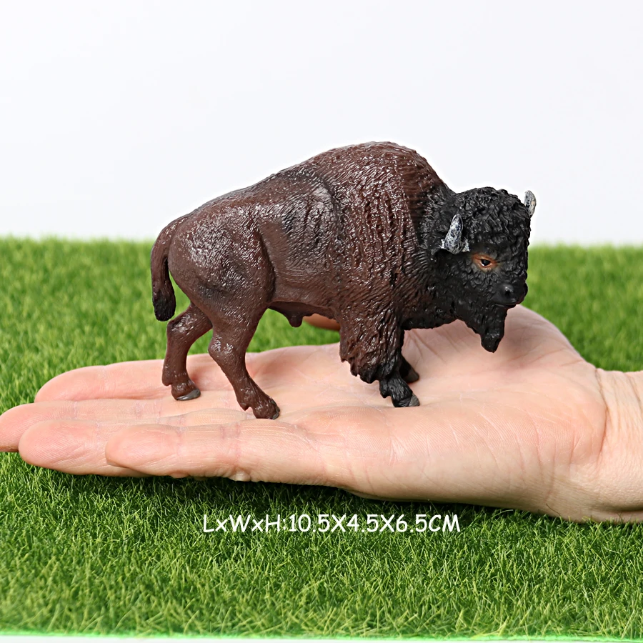 Simulation Farm Welt: Milchkühe, Rinder und Kälber Figuren für Kinder – American bison