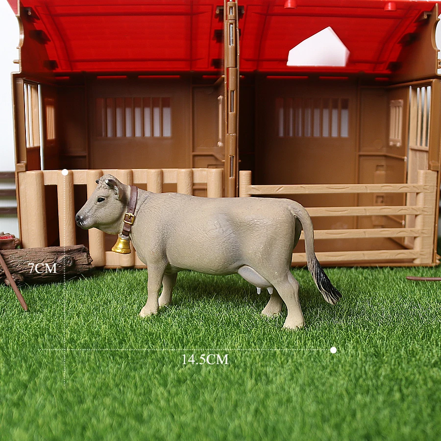 Simulation Farm Welt: Milchkühe, Rinder und Kälber Figuren für Kinder – Brown Swiss Cow