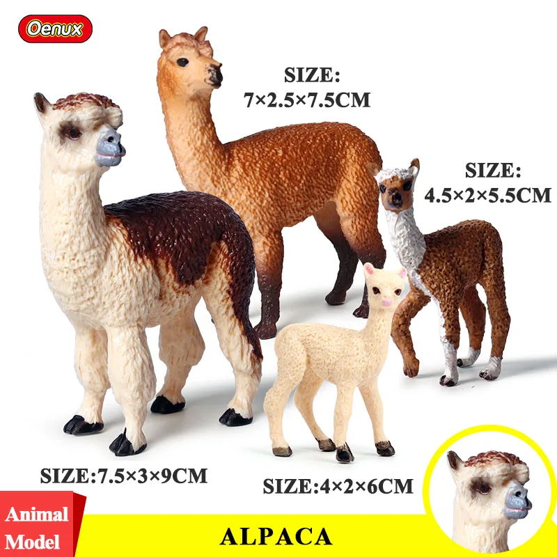 Oenux Bauernhof Modellfiguren Set mit niedlichen Tieren für Kinder – 4pcs-203221806