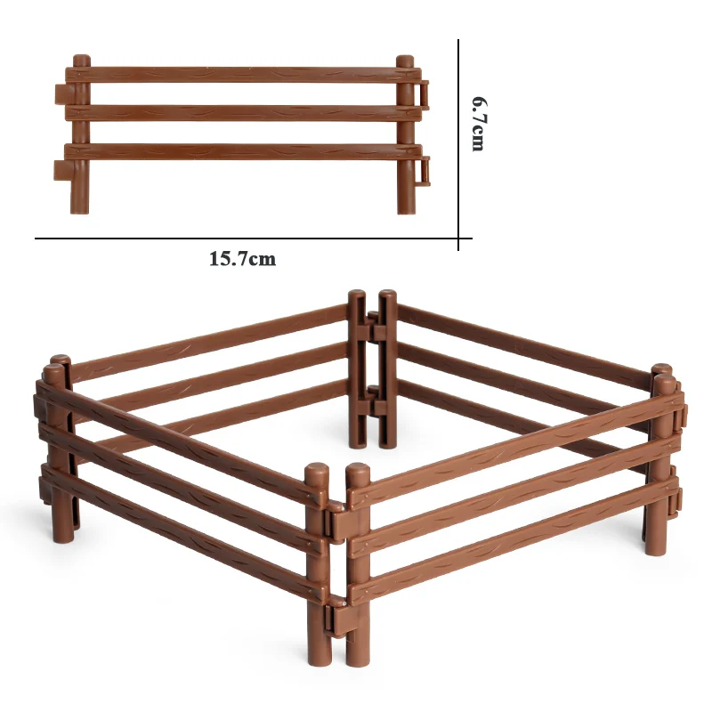 Oenux Bauernhof Modellfiguren Set mit niedlichen Tieren für Kinder – 12pcs-173