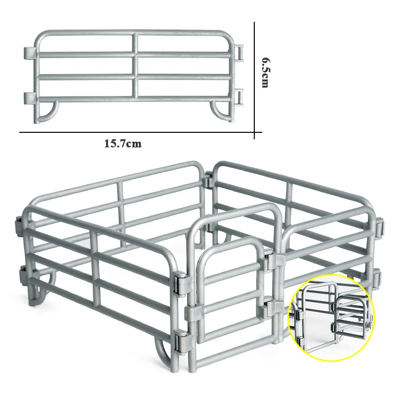 Oenux Bauernhof Modellfiguren Set mit niedlichen Tieren für Kinder – 12pcs-691